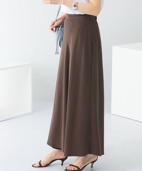 URBAN RESEARCH ROSSO（アーバンリサーチロッソ）の「リネンフレアーナロースカート（スカート・レディース・red/ivory/green/brown・36/38）」の14枚目の写真