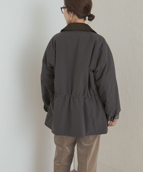 URBAN RESEARCH DOORS(アーバンリサーチドアーズ)の「『別注』Barbour OS BEDALE PADDED(テーラードジャケット・レディース・BLACK/GRAY・one)」の18枚目の写真