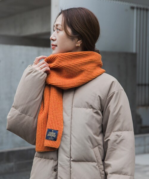 URBAN RESEARCH DOORS（アーバンリサーチドアーズ）の「ハミルトンリブストール（ストール/ショール・レディース・MIX GRY/YELLOW/ORANGE・one）」の16枚目の写真