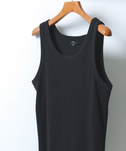 ITEMS URBANRESEARCH(アイテムズ アーバンリサーチ)の「接触冷感リブタンクトップ(タンクトップ・メンズ・D.GRAY/BLACK/GRAY/WHITE・M/L)」の11枚目の写真