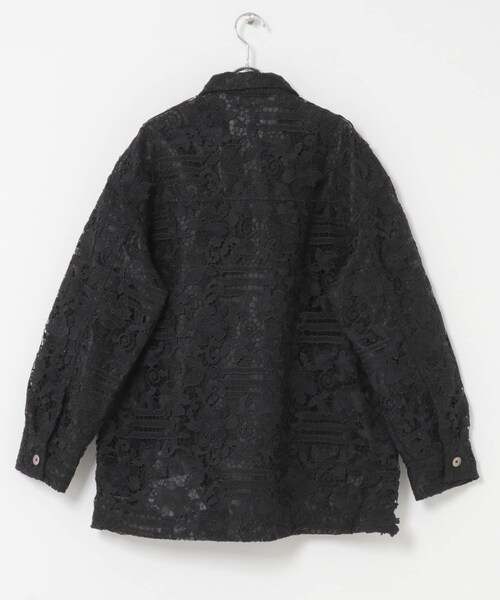 URBAN RESEARCH DOORS(アーバンリサーチドアーズ)の「LAYAS LACE COVERALL(カバーオール・レディース・WHITE/BLACK・One)」の9枚目の写真