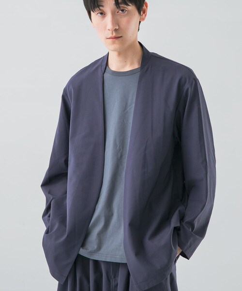 URBAN RESEARCH(アーバンリサーチ)の「『セットアップ対応』『マシンウォッシャブル』ST WASHABLE WL C/LESS JACKET(テーラードジャケット・メンズ・INK NAVY/TAUPE/BLACK TOP・M/L)」の4枚目の写真