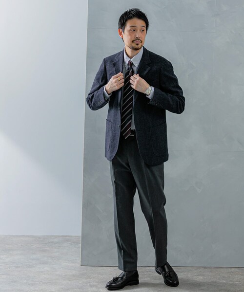URBAN RESEARCH DOORS（アーバンリサーチドアーズ）の「LIFE STYLE TAILOR　NOVALANツィードジャケット（テーラードジャケット・メンズ・GREEN/NAVY/BROWN・44/46/48/50）」の18枚目の写真