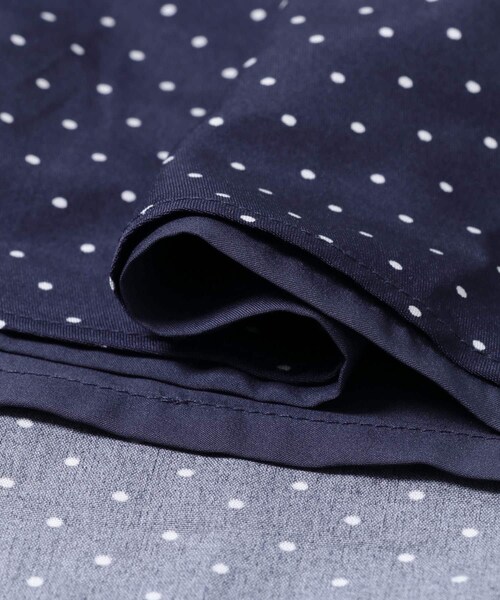 URBAN RESEARCH ROSSO（アーバンリサーチロッソ）の「『WEB限定』ドットプリントケープワンピース（ワンピース・レディース・NAVY/BLACK・FREE）」の16枚目の写真