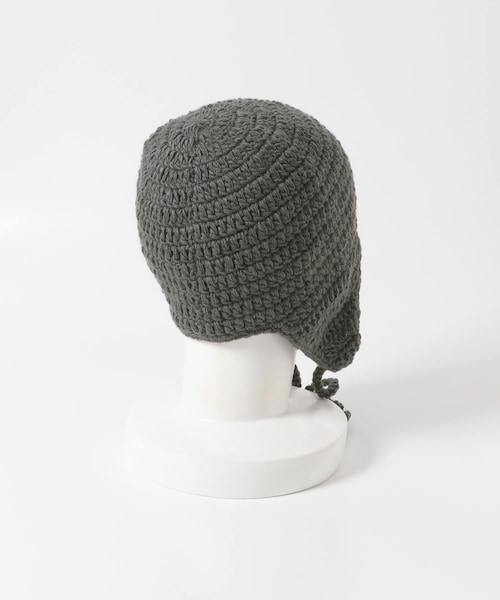 SENSE OF PLACE by URBAN RESEARCH（センスオブプレイスバイアーバンリサーチ）の「イヤーフラップニットキャップ（ニットキャップ/ビーニー・メンズ・IVORY/BLACK/GRAY・one）」の14枚目の写真