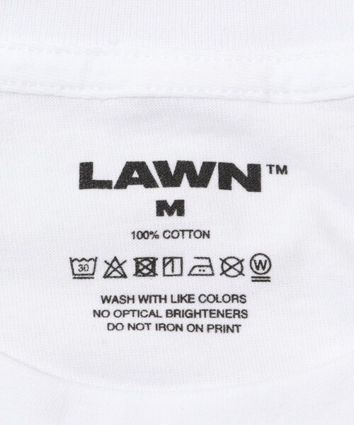 URBAN RESEARCH(アーバンリサーチ)の「LAWN EE LOGO PRINT SS TEE(Tシャツ/カットソー・メンズ・WHITE/BLACK・M/L/XL)」の10枚目の写真