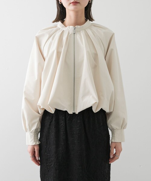 SENSE OF PLACE by URBAN RESEARCH（センスオブプレイスバイアーバンリサーチ）の「バルーンブルゾン（ブルゾン・レディース・BEIGE/BLACK/IVORY・one）」の13枚目の写真