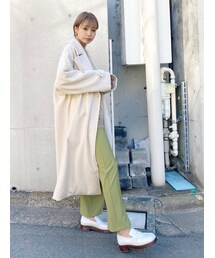 EMODA | ワイドカラーロングコート(チェスターコート)