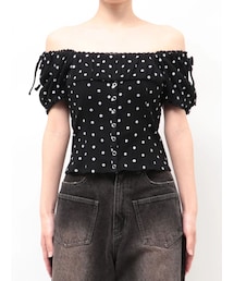 EMODA | CUT OFF SHOULDER TOPS(Tシャツ/カットソー)