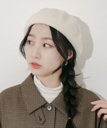 SMELLY | シンプルバスクベレー(ハンチング/ベレー帽)