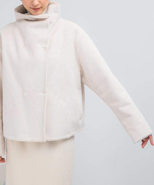 URBAN RESEARCH ROSSO（アーバンリサーチロッソ）の「『WEB/一部店舗限定』リバーシブルファーブルゾン（ブルゾン・レディース・IVORY/BLACK・FREE）」の14枚目の写真