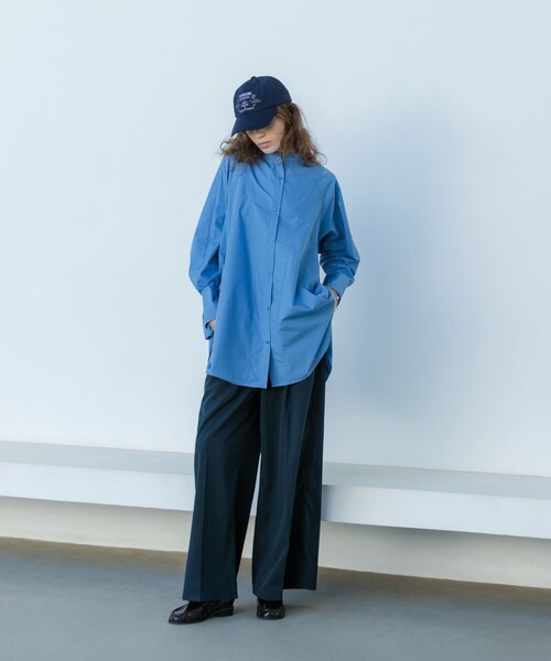 KBF（ケイビーエフ）の「バイカラーエンブロイダリーCAP（キャップ・レディース・IVORY/MOSS GREEN/NAVY・one）」の22枚目の写真