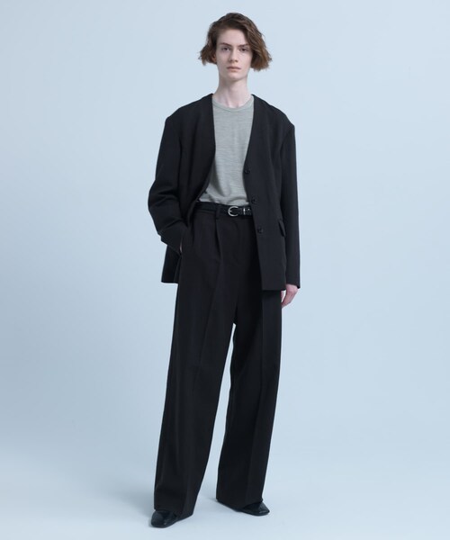URBAN RESEARCH(アーバンリサーチ)の「new basic WOOL LINEN SILK PANTS(その他パンツ・レディース・BROWN・36/38/40)」の3枚目の写真