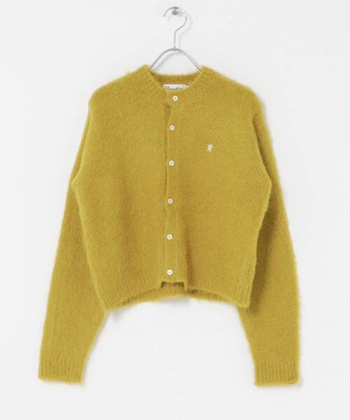 URBAN RESEARCH DOORS(アーバンリサーチドアーズ)の「GYMPHLEX CREW NECK SHORT CARDIGAN(カーディガン/ボレロ・レディース・TOP GREY/MUSTARD/RED/DK NAVY・14)」の3枚目の写真