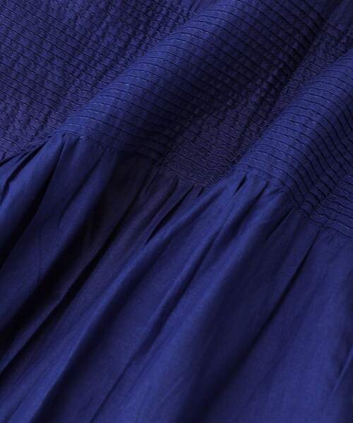 ADAM ET ROPE'(アダムエロペ)の「【AAYUSHI for ADAM ET ROPE'】別注Cotton voile long dress(ワンピース・レディース・ブラック/ブルー/ピンク・F)」の20枚目の写真