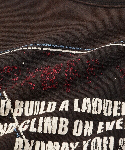 ADAM ET ROPE'（アダムエロペ）の「【FACCIES/ファッチーズ】AGING FADE SWEAT(SOFT)（スウェット・メンズ・ブラック/グレー・1/2）」の16枚目の写真