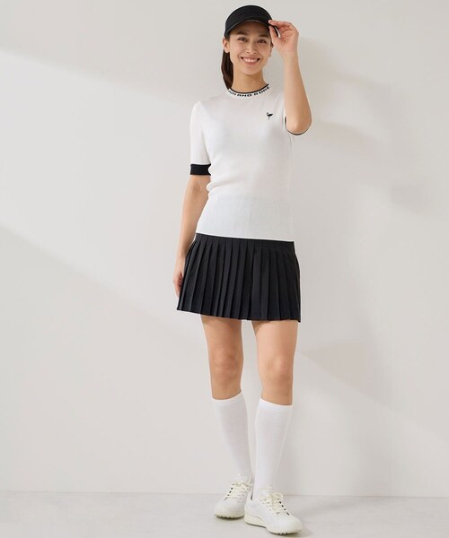 ROPE'(ロペ)の「ライン使いプリーツスカート/撥水(スカート・レディース・ブラック/ホワイト/ネイビー・L/M/S)」の15枚目の写真