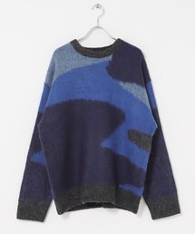 ITEMS URBANRESEARCH | モヘヤタッチカモフラリラックスニット(ニット/セーター)