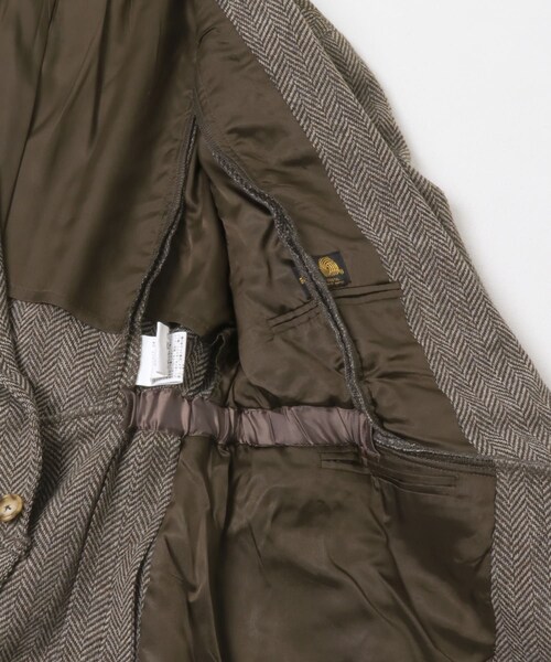 THE GOODLAND MARKET（ザグッドランドマーケット）の「77circa　make v shape tweed jacket（テーラードジャケット・レディース・brown1/brown2/brown3/brown4・one）」の20枚目の写真