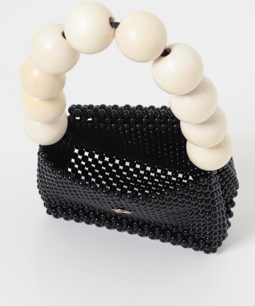 URBAN RESEARCH DOORS(アーバンリサーチドアーズ)の「TOOS WOOD BALL HANDBAG(ハンドバッグ・レディース・BLACK・One)」の6枚目の写真