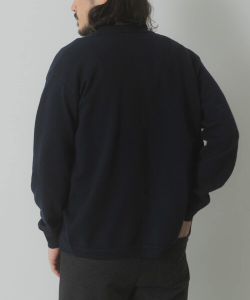 ITEMS URBANRESEARCH（アイテムズ アーバンリサーチ）の「SILK×WOOL MIXニットカーディガン（カーディガン/ボレロ・メンズ・BGD/NVY/BLK・M/L）」の14枚目の写真