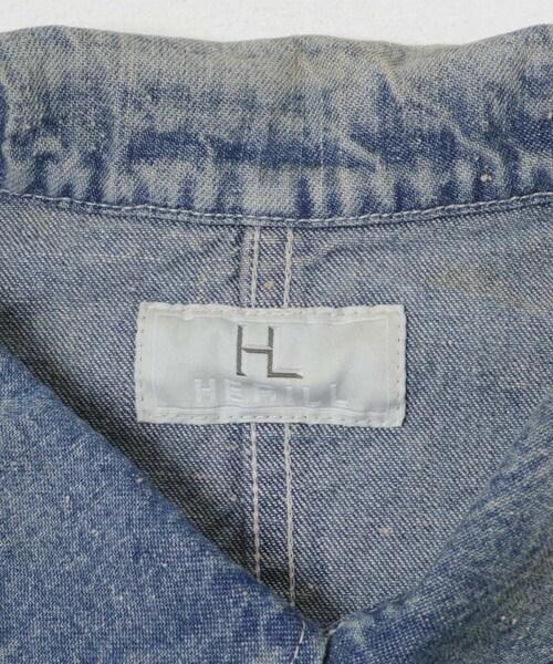 URBAN RESEARCH（アーバンリサーチ）の「HERILL　Nepdenim coveralljacket（カバーオール・メンズ・VT Worn/White・2/3）」の21枚目の写真