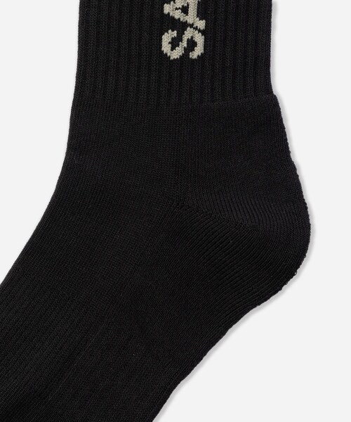 Saturdays NYC(サタデーズ ニューヨークシティ )の「Logo Socks(ソックス/靴下・レディース・ブラック/ホワイト・F)」の17枚目の写真