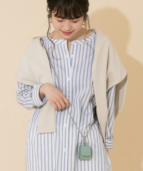 ITEMS URBANRESEARCH（アイテムズ アーバンリサーチ）の「エコバッグ付ミニバッグ（ショルダーバッグ・レディース・PALE BLUE/BLACK/L.BEIGE/PALE PINK・one）」の18枚目の写真