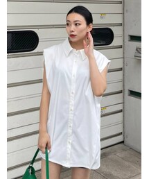 EVRIS | パワーショルダーノースリシャツ(シャツ/ブラウス)