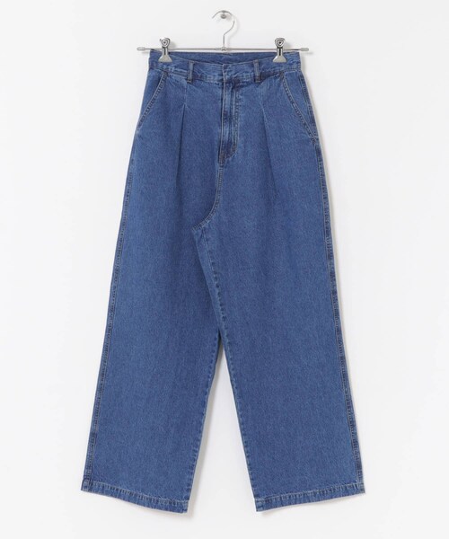 ITEMS URBANRESEARCH(アイテムズ アーバンリサーチ)の「ウエストタックデニムパンツ(デニムパンツ・レディース・BLU/IDG・S/M)」の11枚目の写真