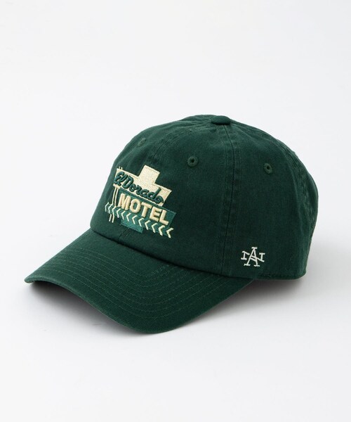 ADAM ET ROPE'(アダムエロペ)の「【AMERICAN NEEDLE】SOUVENIR CAP(キャップ・レディース・キナリ/ダークグリーン/ワイン・F)」の2枚目の写真