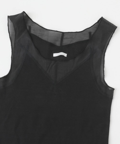 ITEMS URBANRESEARCH（アイテムズ アーバンリサーチ）の「フハクキリカエタンクトップ（タンクトップ・レディース・WHT/BLK/L.BEG・FREE）」の8枚目の写真