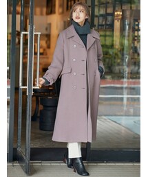 MURUA | ダブルマキシチェスターコート(チェスターコート)