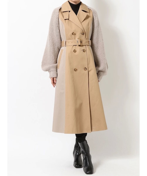 MURUA（ムルーア）の「マルチウェイボレロトレンチコート（トレンチコート・レディース・ベージュ/ブラック/ネイビー・1/2）」の7枚目の写真