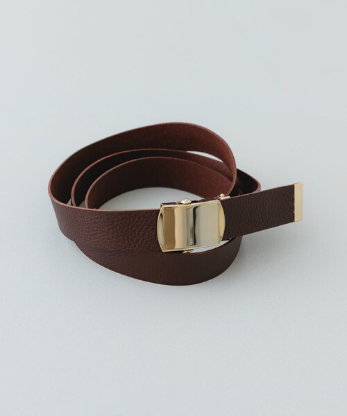 RODE SKO（ロデスコ）の「atelier brugge　ROLLER BUCKLE BELT（ベルト・レディース・BLACK/GREIGE/CHOCO・One）」の3枚目の写真