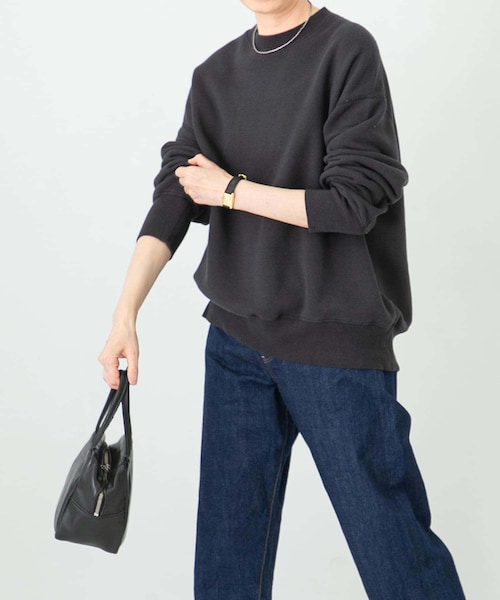 かぐれ（カグレ）の「コットンリヨセルスウェットプルオーバー（スウェット・レディース・L/GRAY/OATMEAL/CHARCOAL・FREE）」の2枚目の写真