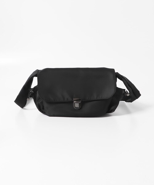 SENSE OF PLACE by URBAN RESEARCH（センスオブプレイスバイアーバンリサーチ）の「ナイロンフラップショルダーバッグ（ショルダーバッグ・メンズ・L.BLUE/BLACK/GRAY・one）」の6枚目の写真