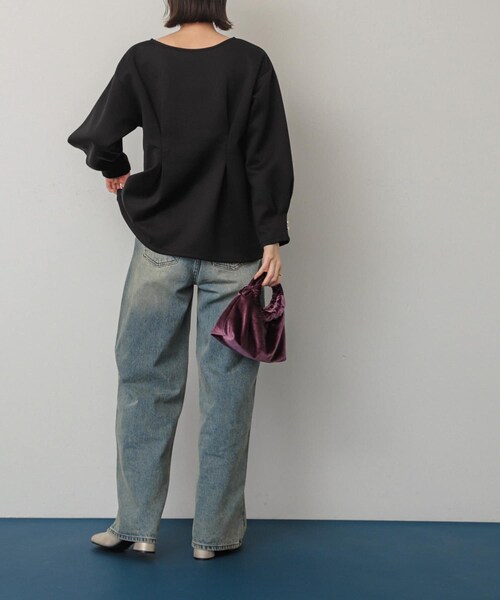 SENSE OF PLACE by URBAN RESEARCH（センスオブプレイスバイアーバンリサーチ）の「ベロアバッグ（ハンドバッグ・レディース・MUSTARD/BROWN/PURPLE・one）」の21枚目の写真