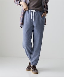 nissen | メランジ裏ベロアボンディングジョガーパンツ＜大きいサイズ有＞(スウェットパンツ)