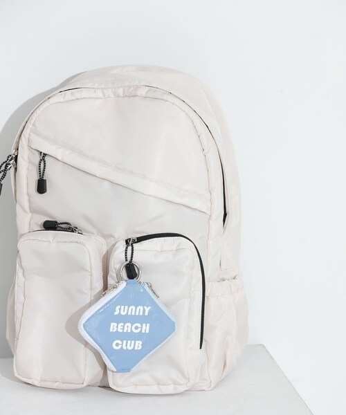 URBAN RESEARCH Sonny Label（アーバンリサーチサニーレーベル）の「グログランユースフルリュック（バックパック/リュック・レディース・エクリュ/ブラック・one）」の8枚目の写真