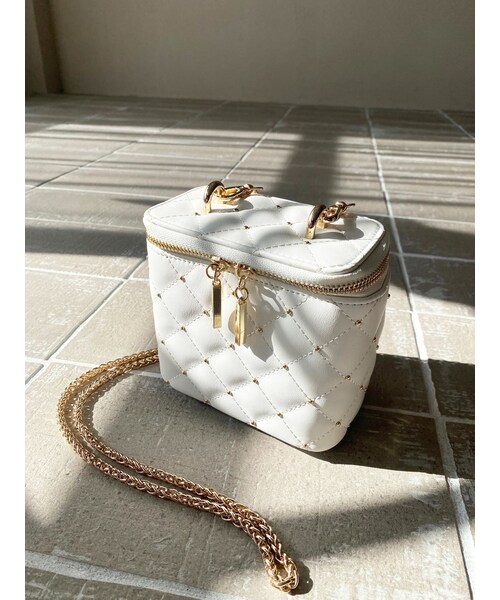 RESEXXY（リゼクシー）の「バニティーミニバッグ（ショルダーバッグ・レディース・ホワイト/ブラック/ピンク・F）」の2枚目の写真