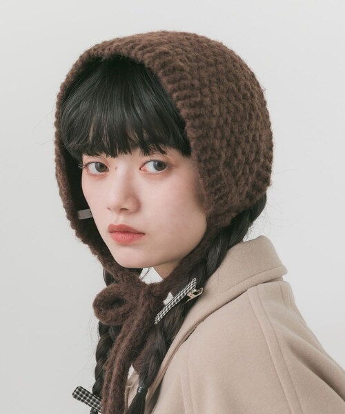 SMELLY(スメリー)の「ニットイヤーマフ(イヤーマフ・レディース・IVO/BRN・-)」の11枚目の写真