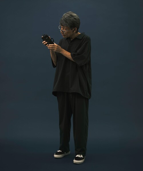 URBAN RESEARCH(アーバンリサーチ)の「Wide Dad BREEZY TECH ポロシャツ(ポロシャツ・メンズ・D.NAVY/BLACK/CHARCOAL・1/2)」の19枚目の写真