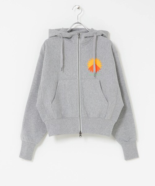 THE GOODLAND MARKET（ザグッドランドマーケット）の「PARKS PROJECT　Mt.FUJI No.4 ZipHoodie（パーカー・レディース・GRAY/PINK・FREE）」の10枚目の写真