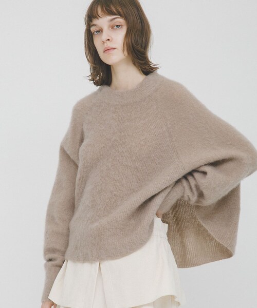 dolman sleeve flare knit