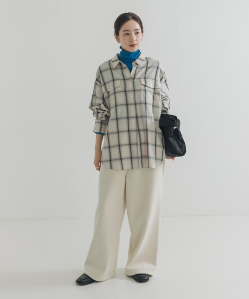 URBAN RESEARCH(アーバンリサーチ)の「『別注』THOUSAND MILE×URBAN RESEARCH KNIT FREECE LONG PANTS(その他パンツ・レディース・OFF WHITE/BORDEAUX/BLACK・M/L)」の19枚目の写真