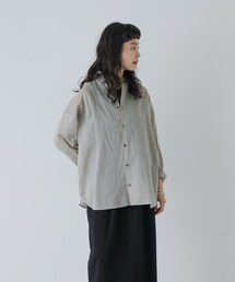 かぐれ | コットンリネンガーメントダイシャツ(シャツ/ブラウス)