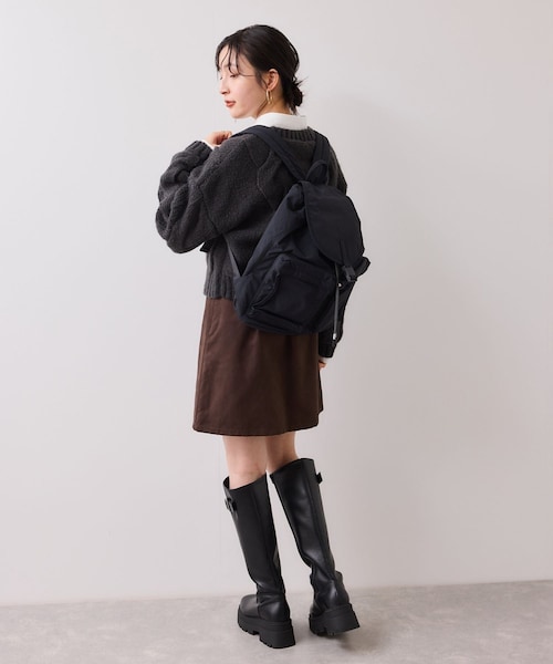 VIS（ビス）の「【J'aDoRe限定】【Hyman Roth】撥水バッグパック（バックパック/リュック・レディース・ブラック・F）」の5枚目の写真