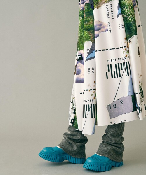 THE GOODLAND MARKET（ザグッドランドマーケット）の「old honey　61℃skirt（スカート・レディース・white/yellow・one）」の6枚目の写真