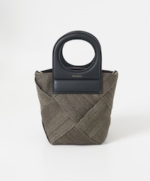 URBAN RESEARCH ROSSO WOMEN | VIOLAd’ORO レザーハンドルアバカメッシュバッグ(ショルダーバッグ)